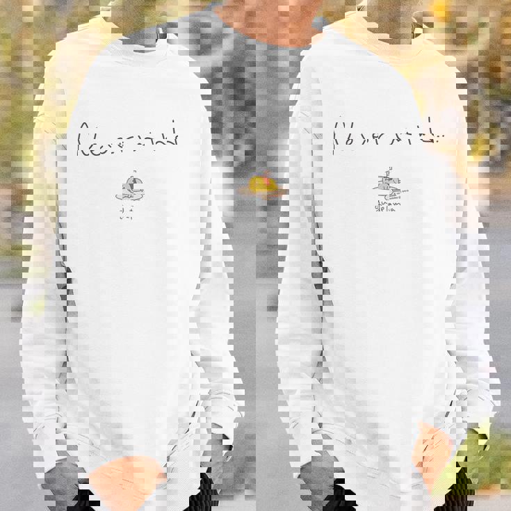 ぐでたま Nevermind ライトカラー スウェットシャツ 彼への贈り物