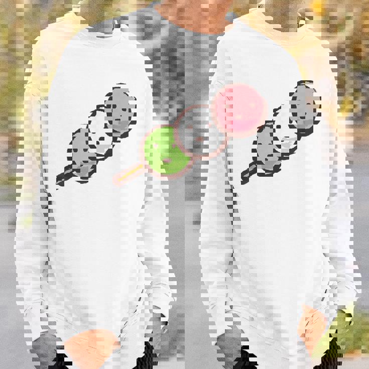 だんご 団子 和菓子 花見団子 三色団子 三兄弟 だんご好き かわいい おもしろ スウェットシャツ 彼への贈り物