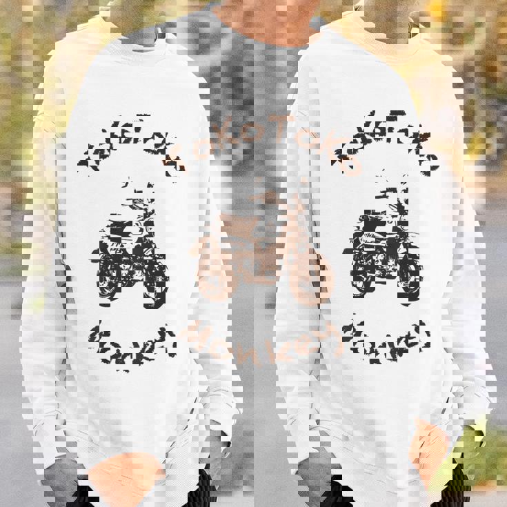 とことこモンキー バックプリント スウェットシャツ 彼への贈り物