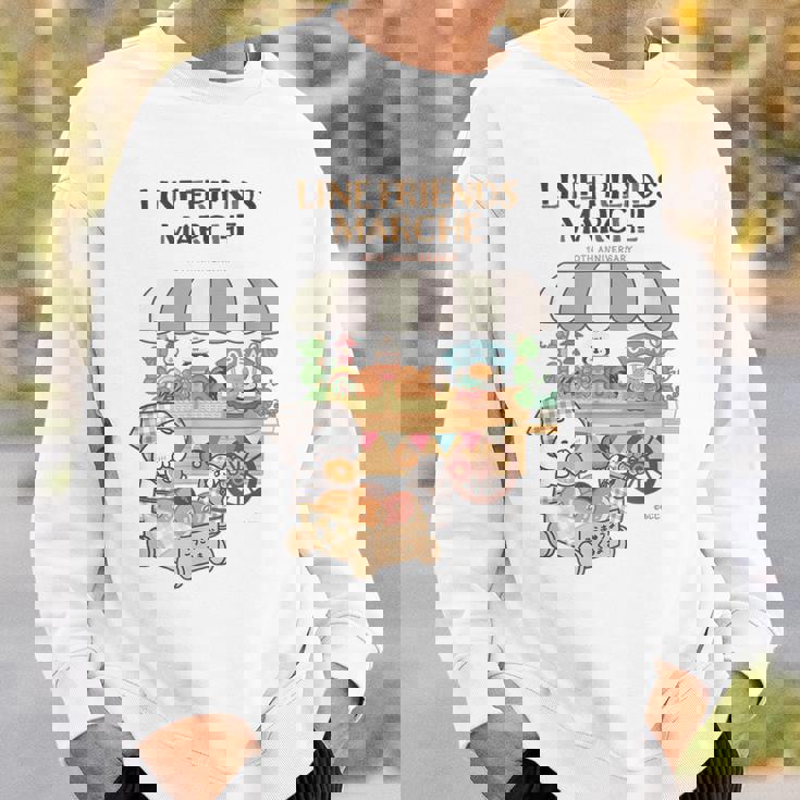 ねこぺん日和 ドーナツ屋さんロゴ付 スウェットシャツ 彼への贈り物