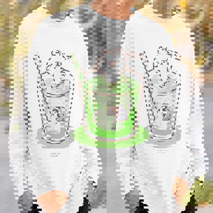 ねこぺん日和 メロンソーダ スウェットシャツ 彼への贈り物