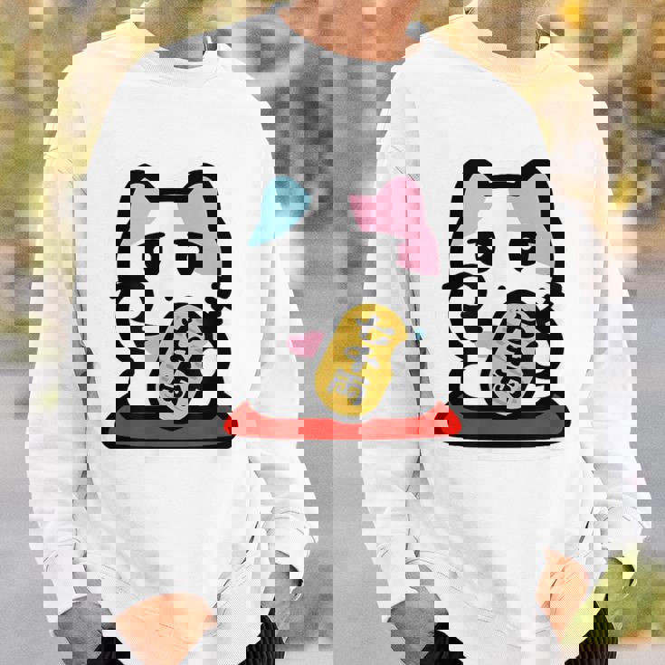 びーえするるる【Bsテレ東公式】まねきねこイラストtシャツ（10色） スウェットシャツ 彼への贈り物