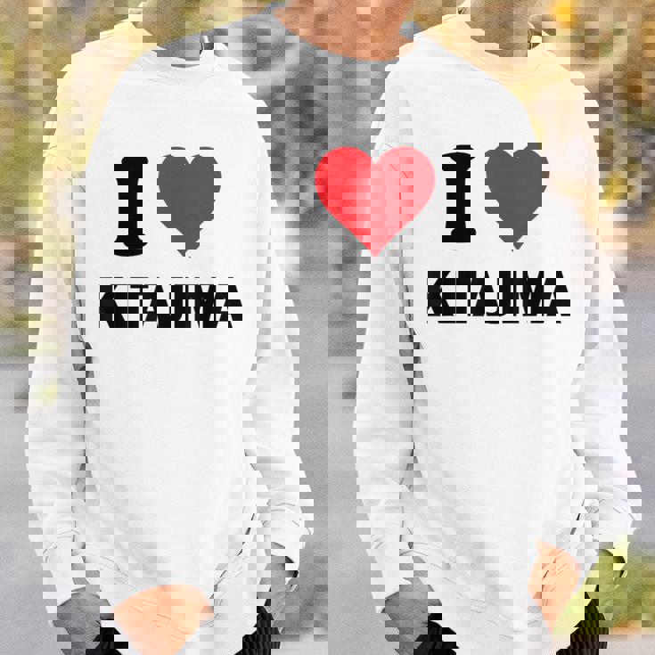 アイハート 北島 Japan Love 日本土産 スウェットシャツ 彼への贈り物