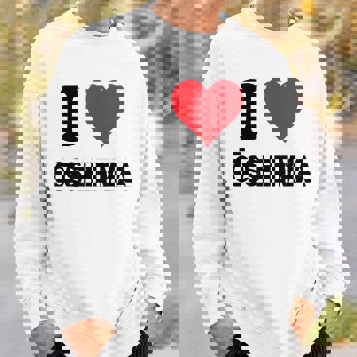 アイハート 大島ジャパンラブ 日本土産 スウェットシャツ 彼への贈り物