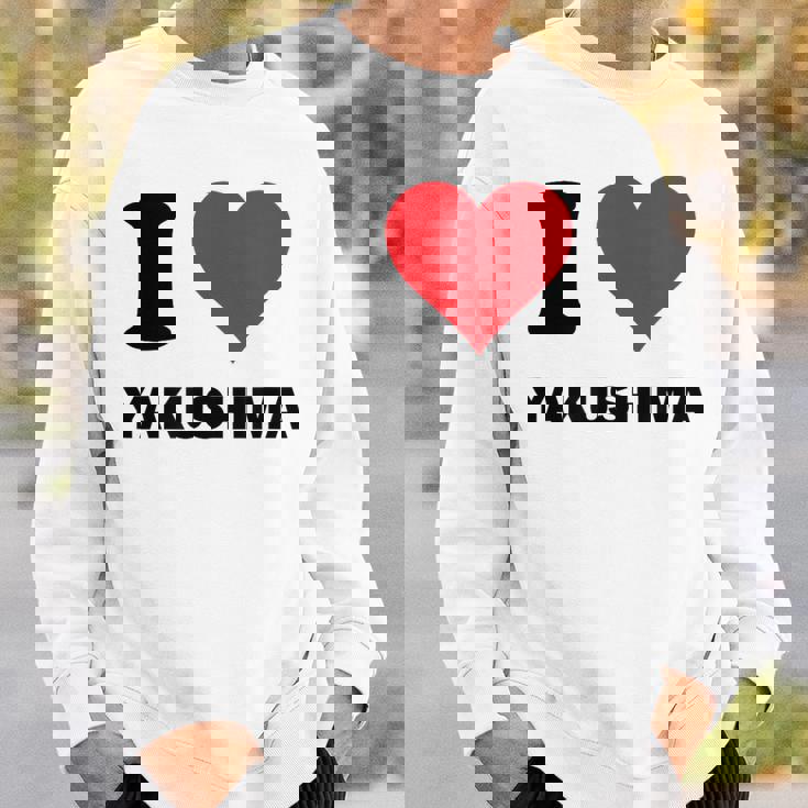 アイハート 屋久島ジャパンラブ 日本土産 スウェットシャツ 彼への贈り物