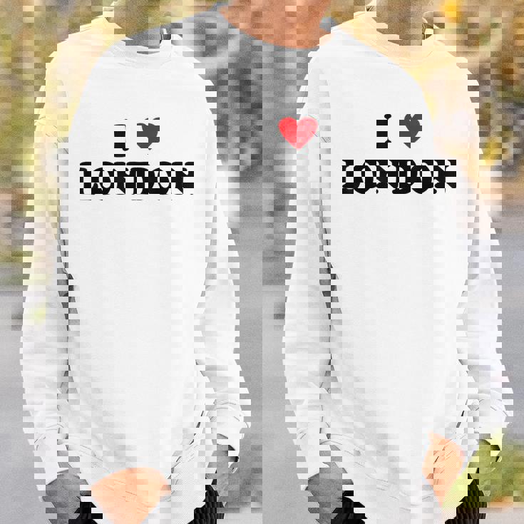 アイハートイギリスシティ-アイラブロンドン スウェットシャツ 彼への贈り物