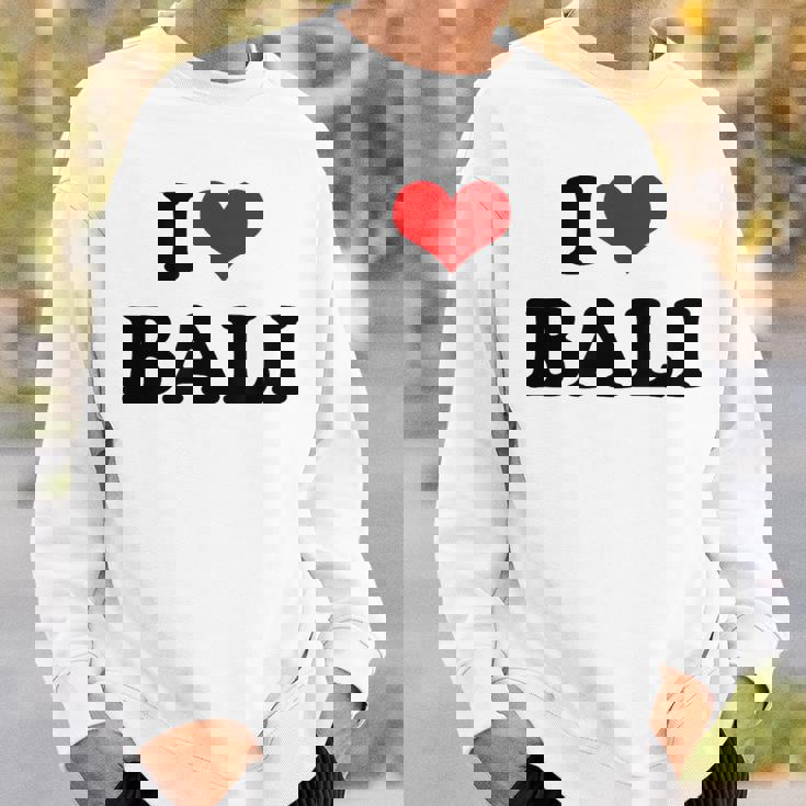 アイラブバリハートバリバケーション スウェットシャツ 彼への贈り物