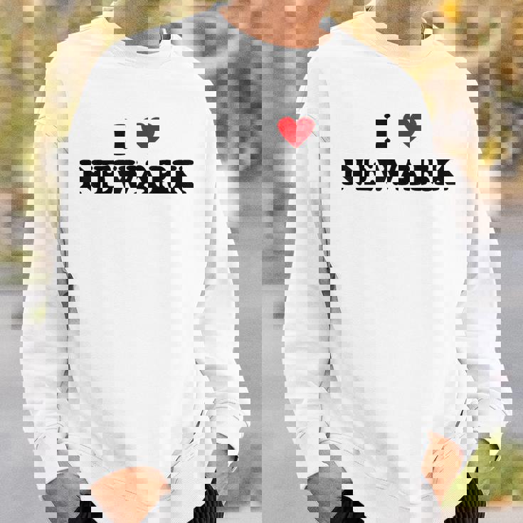 アイ・ハート Usa シティ-アイ・ラブ・ニューアーク スウェットシャツ 彼への贈り物