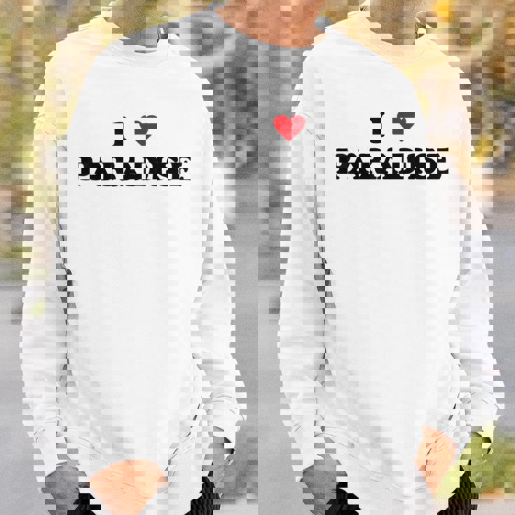 アイ・ハート Usa シティ-アイ・ラブ・パラダイス スウェットシャツ 彼への贈り物