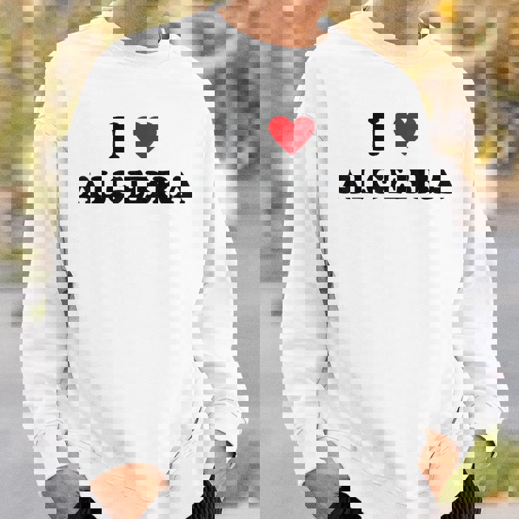 アイ・ハート・マス・ティーチャー-ファニー・アイ・ラヴ・アルゲブラ スウェットシャツ 彼への贈り物