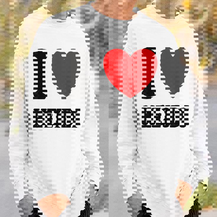 アイ・ラブ・ハイジ スウェットシャツ 彼への贈り物