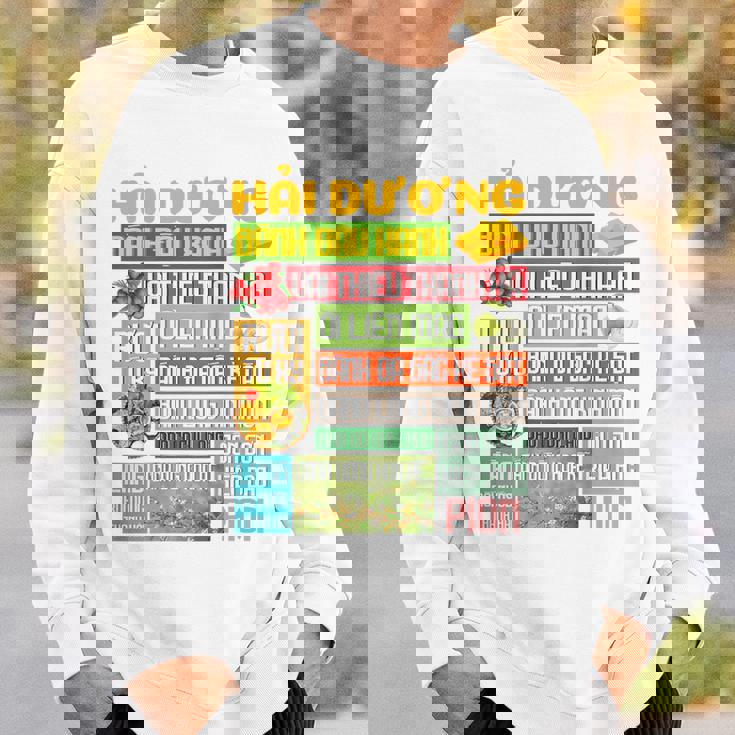 アイ・ラブ・ハイズオン-アイ・ラブ・ベトナム-Pion スウェットシャツ 彼への贈り物