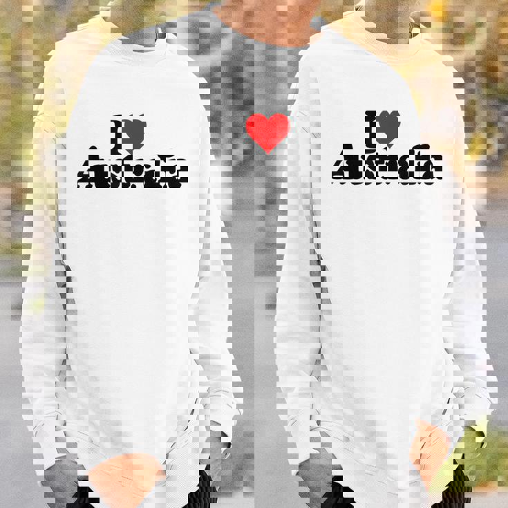 アイ・ラブ・ハート・オーストラリア スウェットシャツ 彼への贈り物