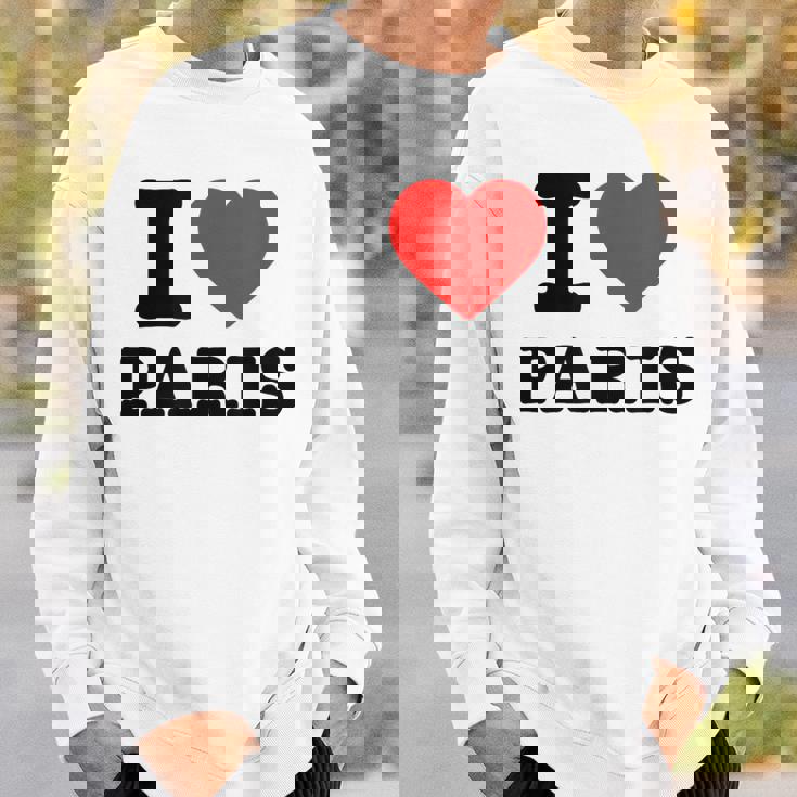 アイ・ラブ・パリ スウェットシャツ 彼への贈り物