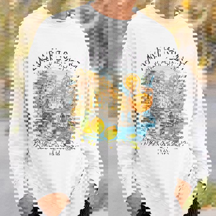 アマルフィ 海岸 イタリア 旅行 旅行 バケーション 地中海 スウェットシャツ 彼への贈り物