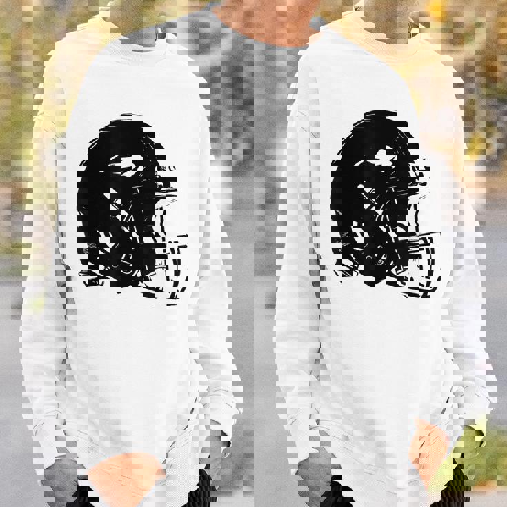 アメフト ヘルメット スケッチ アメリカンフットボール トレーニング スウェットシャツ 彼への贈り物