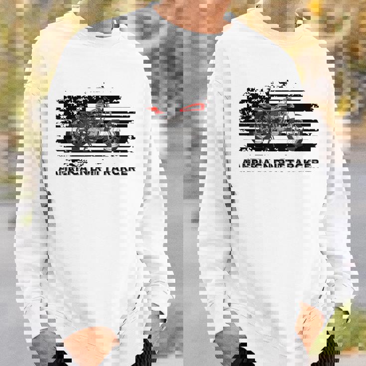 アメリカンダートトラッカー フラットトラックレーサー ダートトラック メンズ ボーイズ スウェットシャツ 彼への贈り物