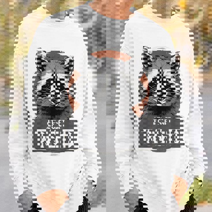 アライグマコスチュームtシャツ グルービー Let's Get Trashed スウェットシャツ 彼への贈り物