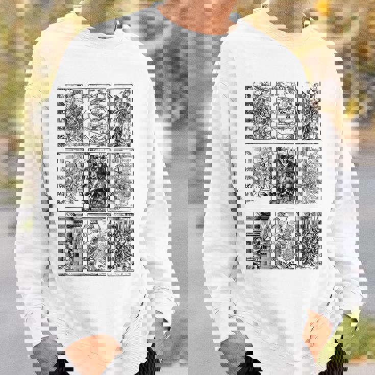 アルブレヒト・デューラー 名画 イラスト レトロ ヴィンテージ クラシック アート 長袖tシャツ スウェットシャツ 彼への贈り物