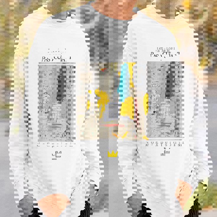 アーバン、ストリートウェア、グラフィック、バスキア、アート、抽象 スウェットシャツ 彼への贈り物