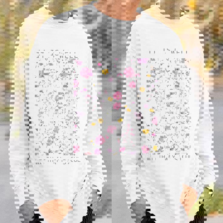 イット・イズ・ウェル・ウィズ・マイ・ソウル スウェットシャツ 彼への贈り物