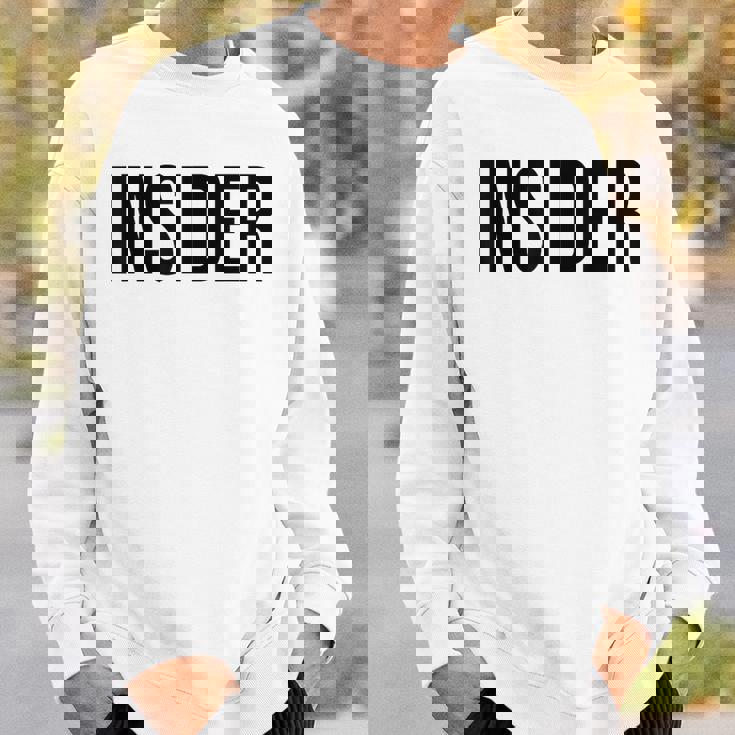 インサイダー スウェットシャツ 彼への贈り物