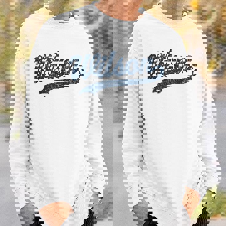 ウィルソン ノースカロライナ Nc ビンテージ スポーツ グラフィック スウェットシャツ 彼への贈り物