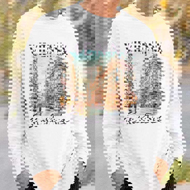 ウィーン オーストリア 旅行 お土産 Meet Me Inienna スウェットシャツ 彼への贈り物