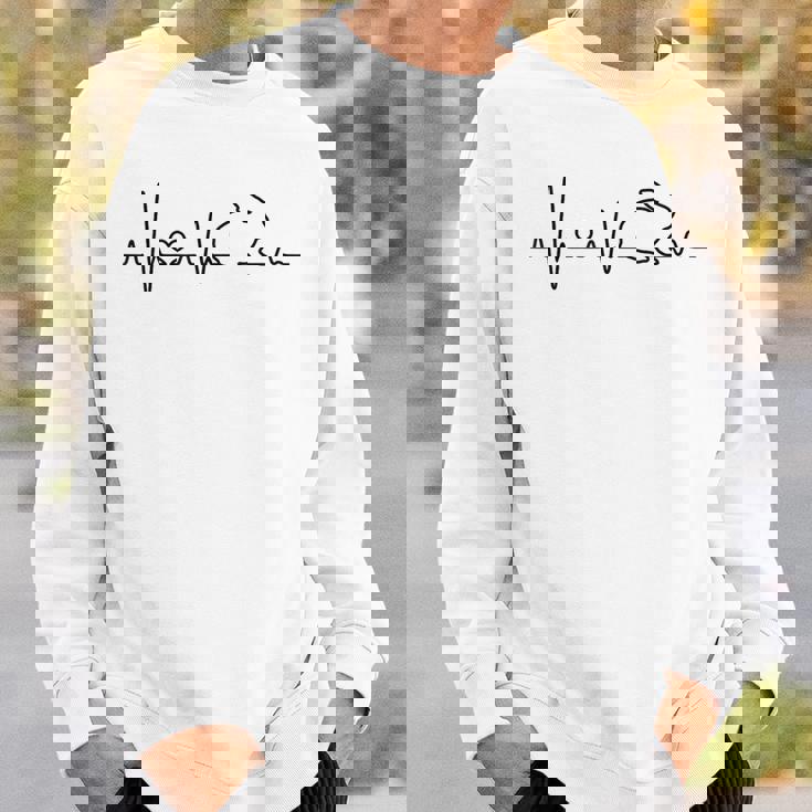 ウサギ ハートビート ウサギ 心拍数 ウサギ ブリーダーウサギ スウェットシャツ 彼への贈り物