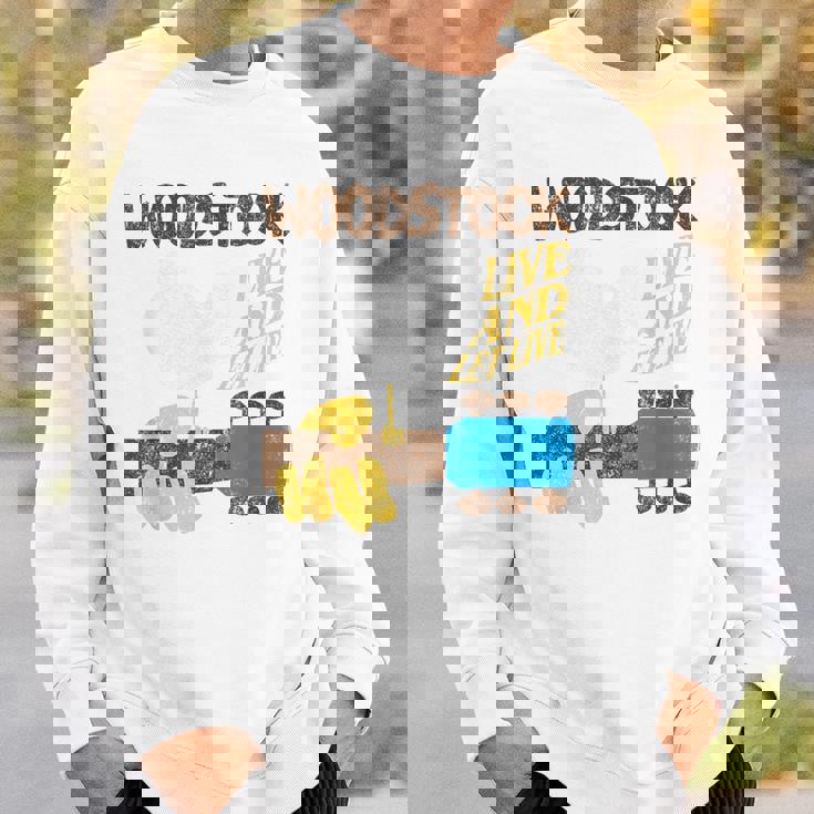 ウッドストック・ライブ・アンド・レット・ライブ スウェットシャツ 彼への贈り物