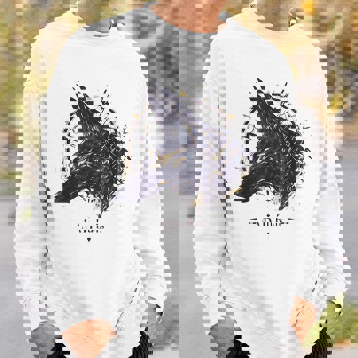 エジプト古代-面白いクールな神々 エジプトアヌビス スウェットシャツ 彼への贈り物