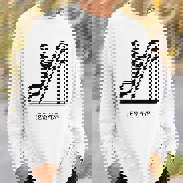 エスカレーター スウェットシャツ 彼への贈り物