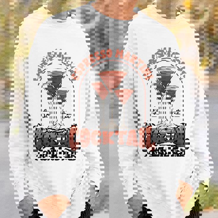 エスプレッソ・マティーニ・ソーシャル・クラブ・ウォッカ・コーヒー・ラバー・カクテル スウェットシャツ 彼への贈り物