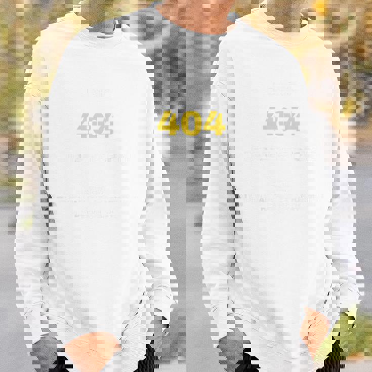 エラー404デジタル表現 スウェットシャツ 彼への贈り物