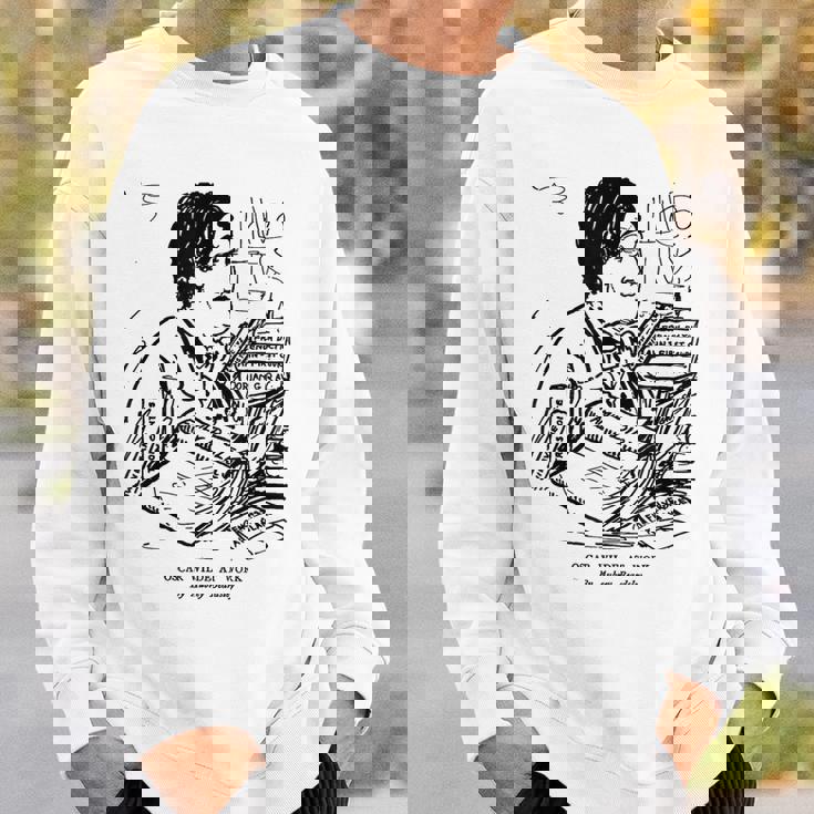 オスカー・ワイルド At Work By オーブリー・ビアズリー 1893 スウェットシャツ 彼への贈り物