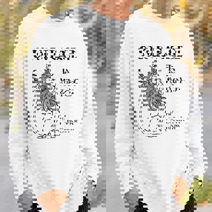 オズの魔法使い カウボーイライオン 勇気 スウェットシャツ 彼への贈り物