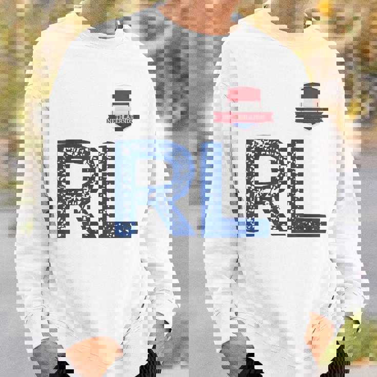 オランダ オランダ 人間の旗 文字 R And L Nederland スウェットシャツ 彼への贈り物