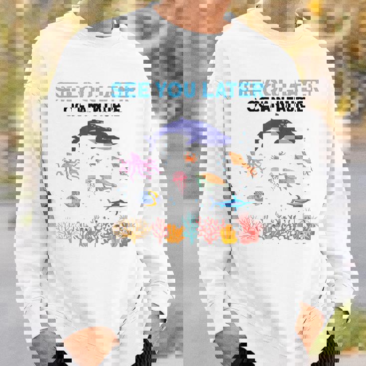 オーシャンネイチャー 未来の海洋生物学者 科学者 スウェットシャツ 彼への贈り物