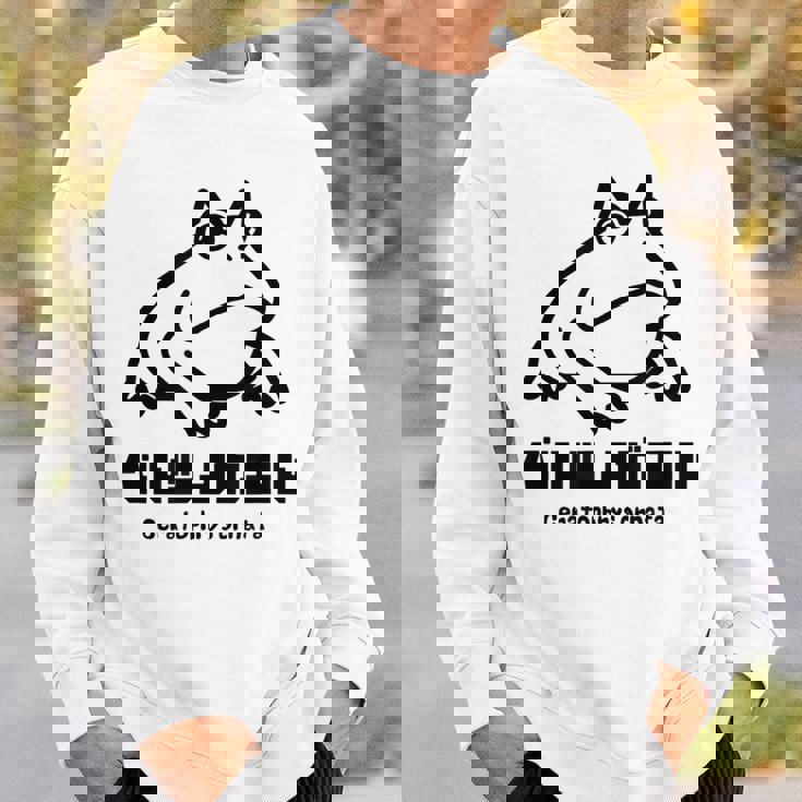 カエル ベルツノガエル メンズ レディース キッズ かわいい 蛙好き スウェットシャツ 彼への贈り物