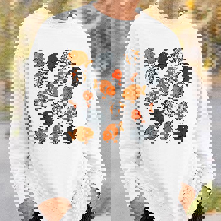 カラフルランチュウ スウェットシャツ 彼への贈り物