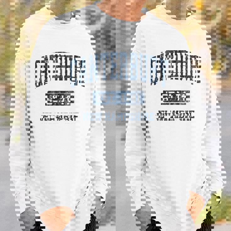 カンタベリー ニューハンプシャー州 ニューハンプシャービンテージアスレチックスポーツデザイン スウェットシャツ 彼への贈り物