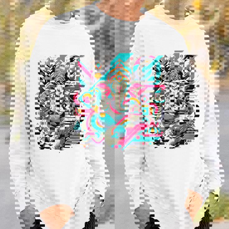 ガネーシャモダンポップ スウェットシャツ 彼への贈り物