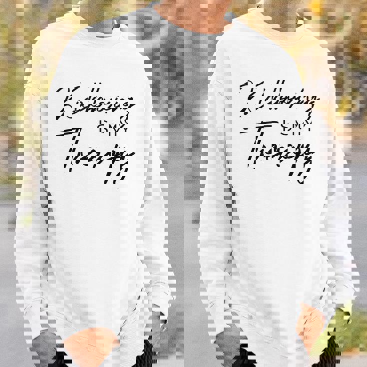 キックボクシングは私のセラピー スウェットシャツ 彼への贈り物