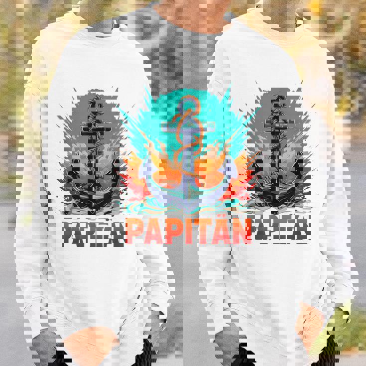 キャプテンアンカー パピタン・ヴァーター スーパーパパ 父の日 2025 スウェットシャツ 彼への贈り物