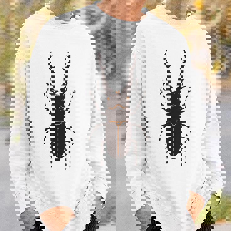 ギラファノコギリクワガタ _昆虫_くわがた スウェットシャツ 彼への贈り物