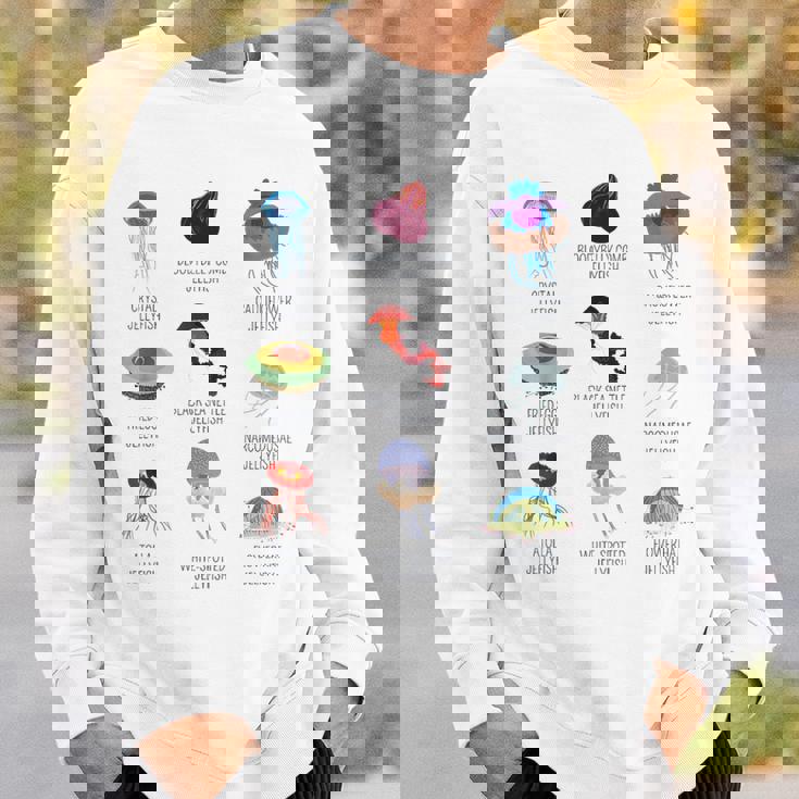 クラゲ 種 シージェリー 生物学者へのギフト スウェットシャツ 彼への贈り物