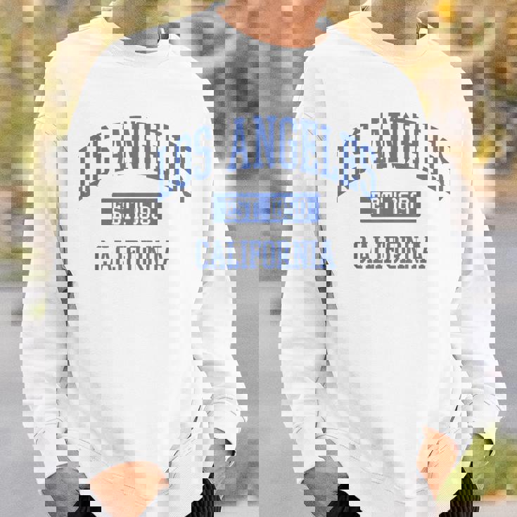 クラシック ロサンゼルス カリフォルニアブルー スウェットシャツ 彼への贈り物