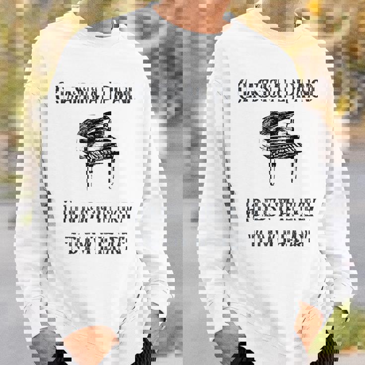 クラシックピアノ スウェットシャツ 彼への贈り物