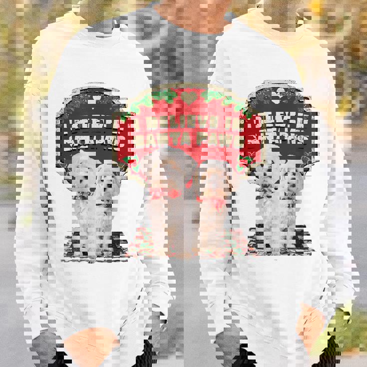 クリスマス デコレーション 犬 マルチーズ スウェットシャツ 彼への贈り物