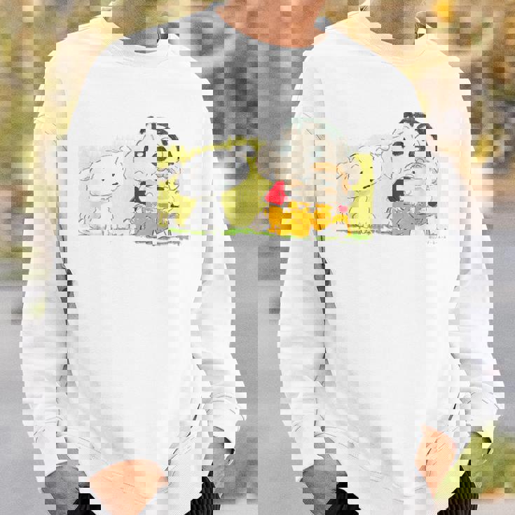 クレヨンしんちゃん 「ひまわり抱っこ」しんちゃん スウェットシャツ 彼への贈り物